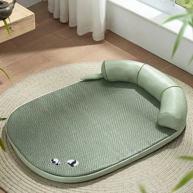 Summer Supplies for Dogs Cooling Mat Labrador Goods Animals Dog House Indoor Beds Tiny Pets Accessories Bed Big Pet Products Pup Nova Trendz