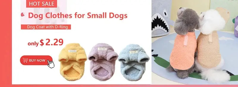 Winter Warm Dog Coat Jacket Windproof Dog Clothes for Small Dogs Padded Clothing Chihuahua Clothes Pet Supplies Nova Trendz