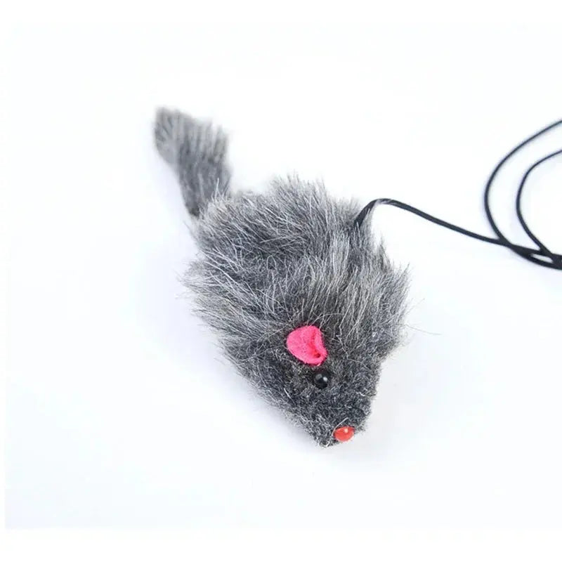 Simulation Mouse Cats Toy Funny Self-hey Hanging Door Retractable Cats Stick Scratch Rope Mouse Cat Interactive Toy Cat Supplies - Nova Trendz