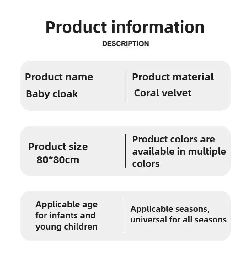 Hooded Coral Velvet Baby Bath Towel Cartoon Baby Elephant Wrap Blanket Super Absorbent Warm Bathrobe Newborn Baby Bath Towel Nova Trendz