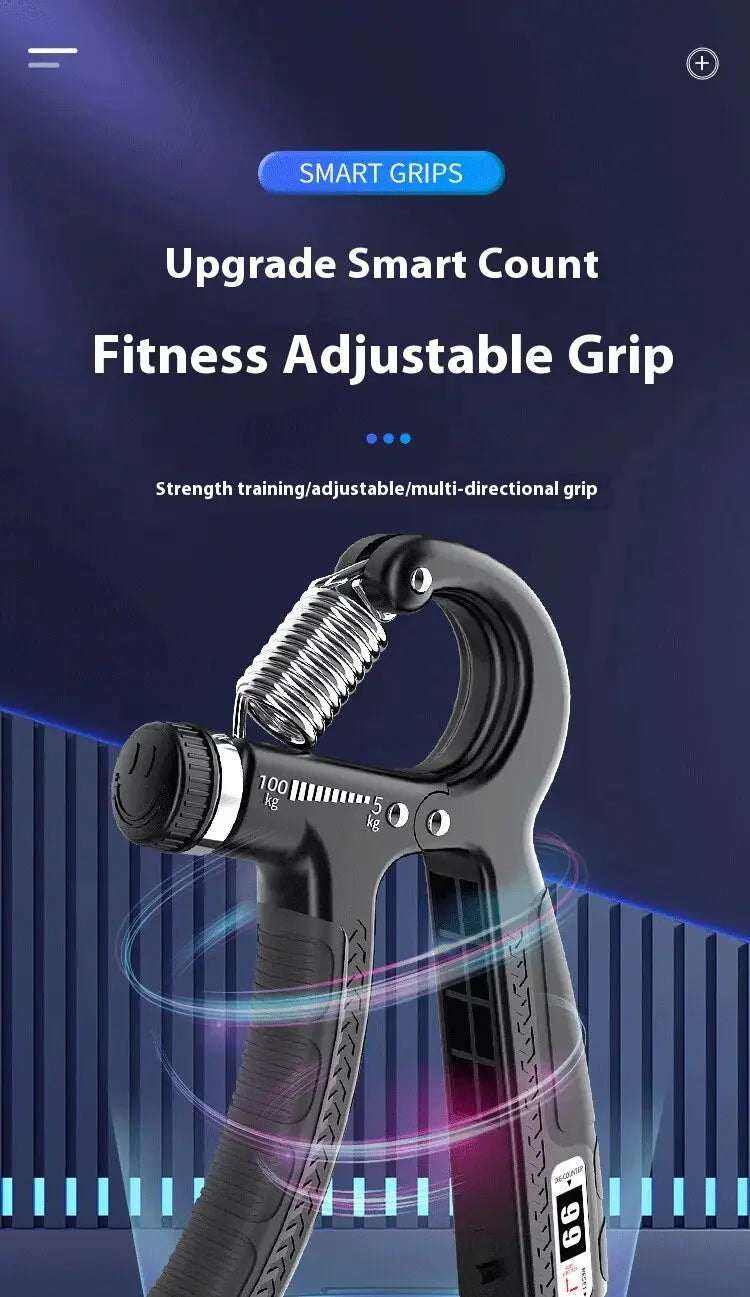 R Shaped Spring Grip Professional Wrist Strength Arm Muscle Finger Rehabilitation Training Exercise Fitness Equipment Nova Trendz