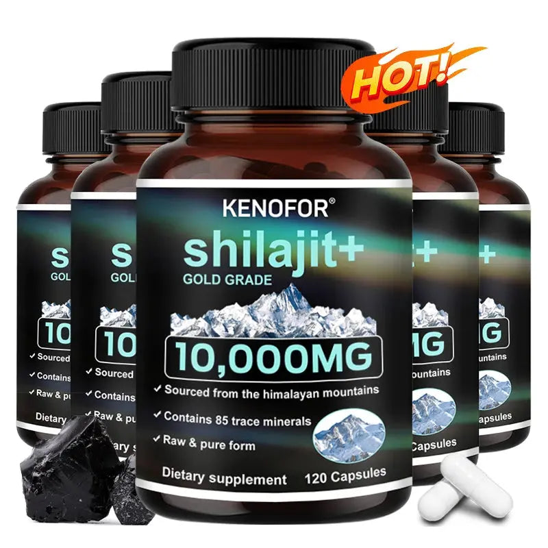 Himalaya Original Pure Shilajit Capsules, Naturally Enriched with Fulvic Acid and Over 85 Trace Minerals, Gluten Free Supplement Nova Trendz