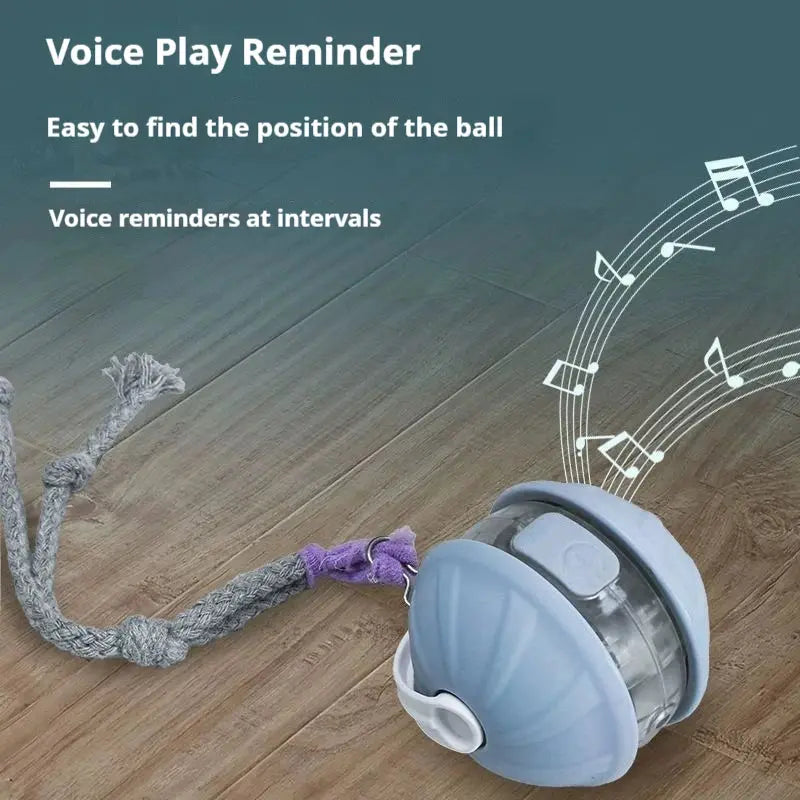 Upgraded Cat Interactive Ball Toys Infrared Automatic Rolling Ball Tail Rechargeable Smart Pet Toy Cat Training Imitate Mouse - Nova Trendz