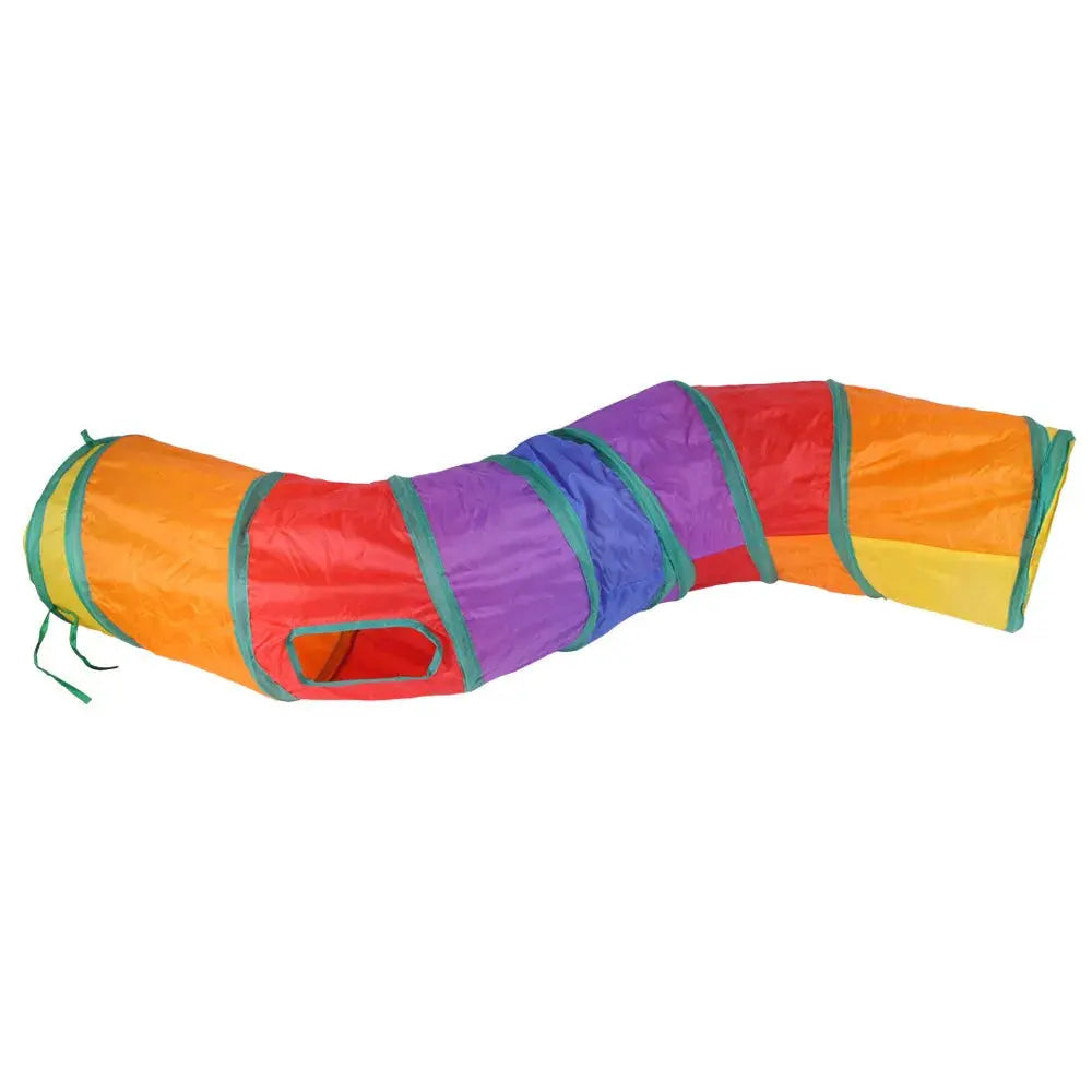 Cat Tunnel Pet Supplies Cat S T Pass Play Tunnel Foldable Cat Tunnel Cat Toy Breathable Drill Barrel for Indoor loud paper - Nova Trendz