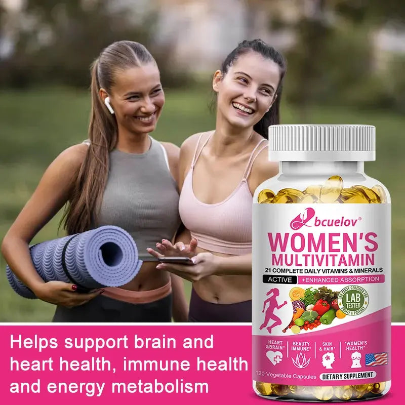 Multivitamin - Improves Nutrient Absorption, Heart Health, Natural Energy Support, Whole Food Supplement, Non-GMO, Gluten Free Nova Trendz