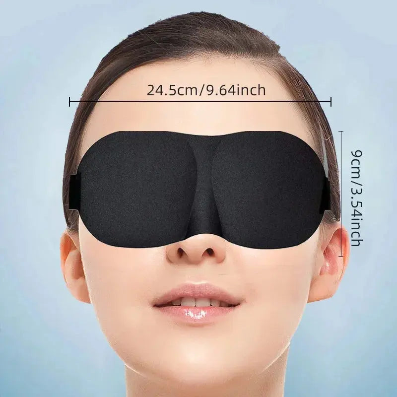 3D Eyepatch Eye Mask for Sleeping Contoured Cup Blindfold Concave Molded Night Sleep Face Masks Block Out Light with Women Men Nova Trendz