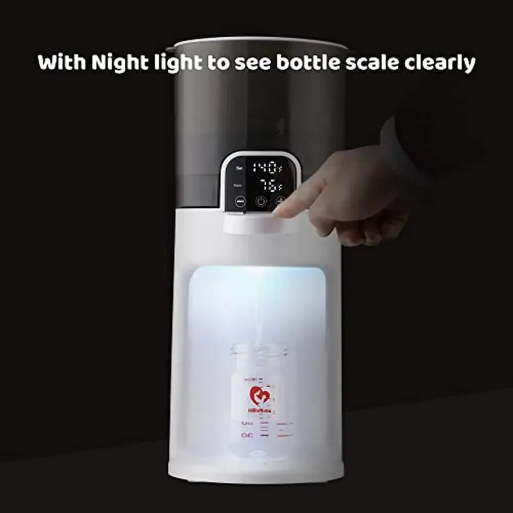 Instant Baby Bottle Warmer Water Dispenser LED Touch Display Night Light Large Capacity Food Grade Multipurpose Easy Cleaning