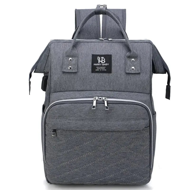 Multi-functional Mummy  Shoulder Storage Bag Out Fashion Mother USB Port Bag Large Capacity Backpack Baby Stroller Hanging Bag Nova Trendz