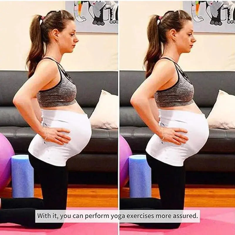 NEW Belly Band with Pants Extenders for Pregnancy and Postpartum, Maternity Shirts Clothing Extender Nova Trendz