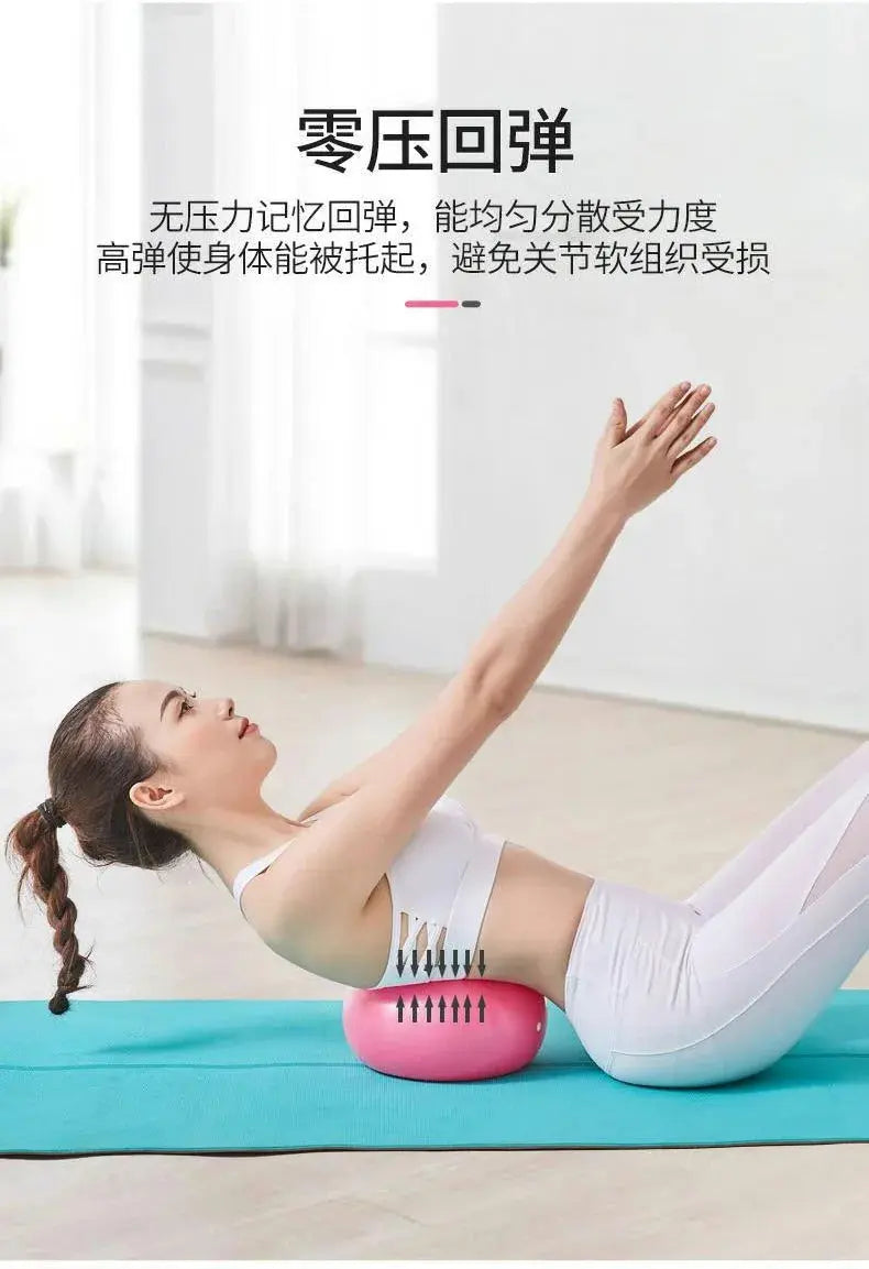 Women Gym Yoga Fitness Ball Thickening Type Anti-explosion Diameter 25 cm Pilates Workout Mini Ball Sculpting Legs And Hips - Nova Trendz