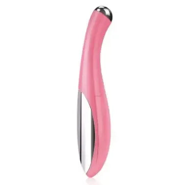 Electric Eye Massager Vibration Wrinkle Anti-Ageing Eye Massage Dark Circle Removal Beauty Face Eye Care Pen Pink and White