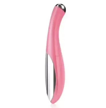Electric Eye Massager Vibration Wrinkle Anti-Ageing Eye Massage Dark Circle Removal Beauty Face Eye Care Pen Pink and White Nova Trendz