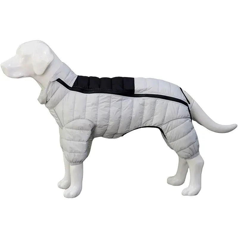 Dog Thicken Cotton-padded Coat Pet Warm Down Jacket Windproof 4 Legs Pet Outfit Winter Greyhound Husky Corgi Chihuahua Clothes - Nova Trendz