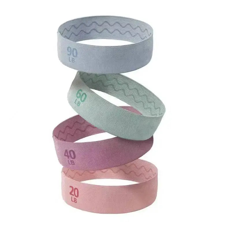 2025 Fabric Elastic Bands Fitness Resistance Bands Yoga Pilates Hip Circle Expander Bands Gym Training Home Workout Equipment Nova Trendz