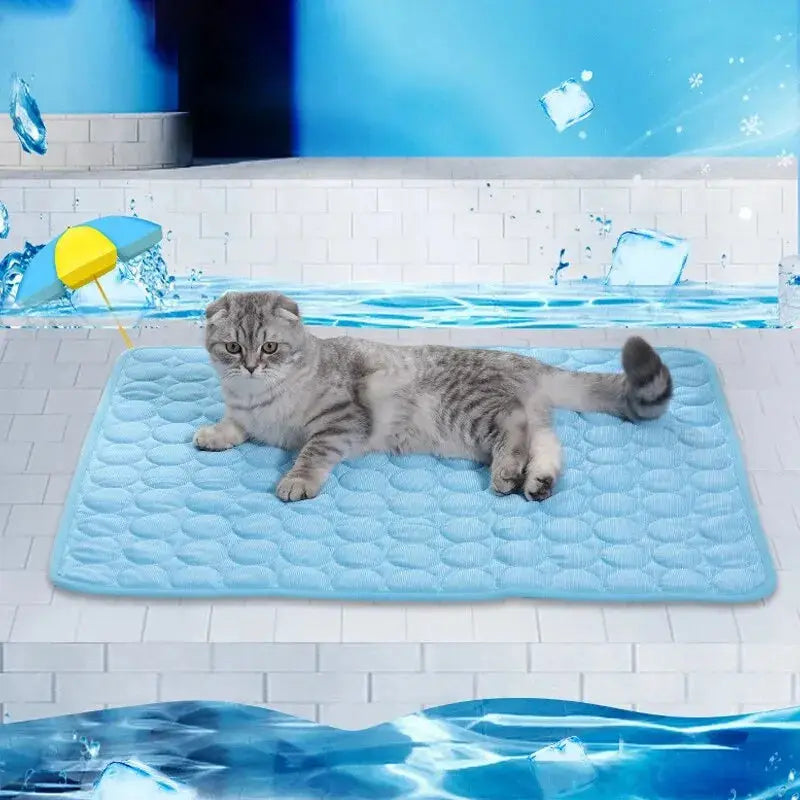 Pet Ice Mats Summer Cat Dog Sofa Nest Bed Cooling Sleeping Pad for Small Dogs Pets Durable Sofa Cooling Pad Blanket Nova Trendz
