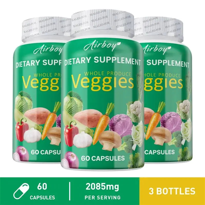 Veggies Supplement Filled with Vitamins and Minerals Promote Antioxidants Increase Immune Defense Nova Trendz