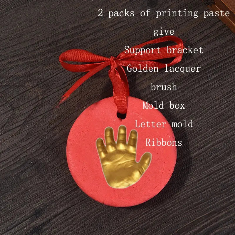 Baby Handprint Footprint Kit DIY Inkless Hand And Foot Art Crafts Ornament Keepsake Capture Memories Hand Foot Nova Trendz
