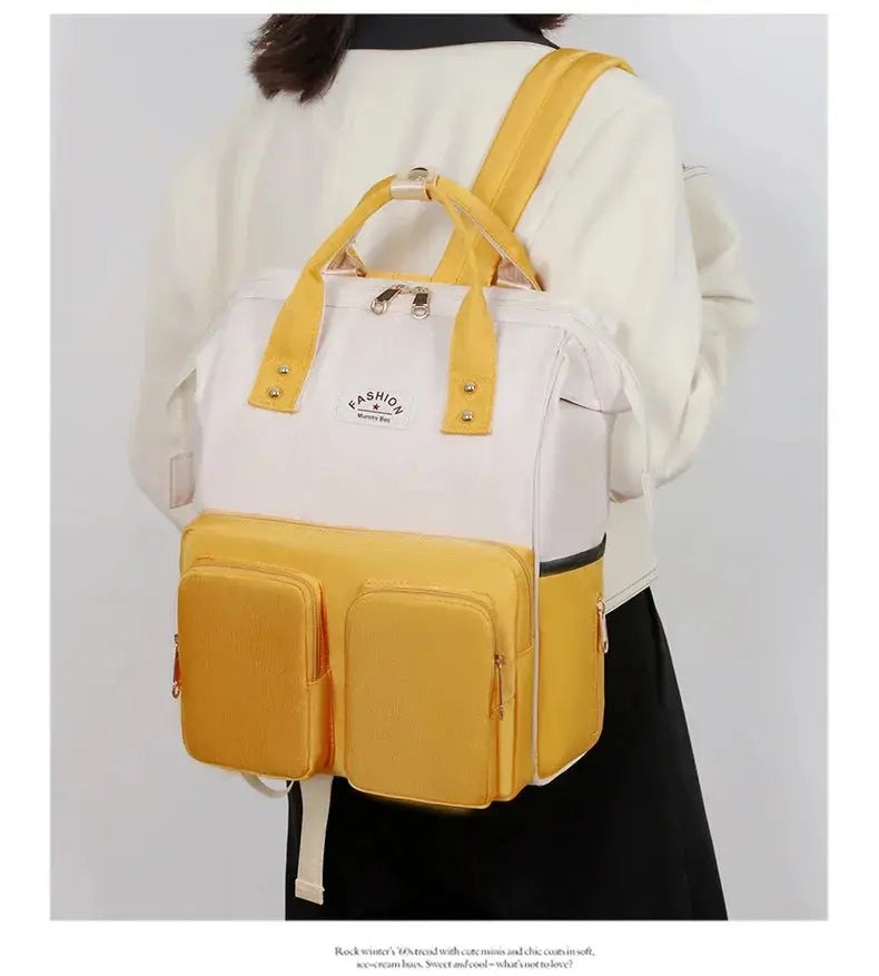 Multifunctional Large-capacity Mommy Bags for Outings Travel Backpack Waterproof Portable Mother and Baby Bag Women's Backpack Nova Trendz