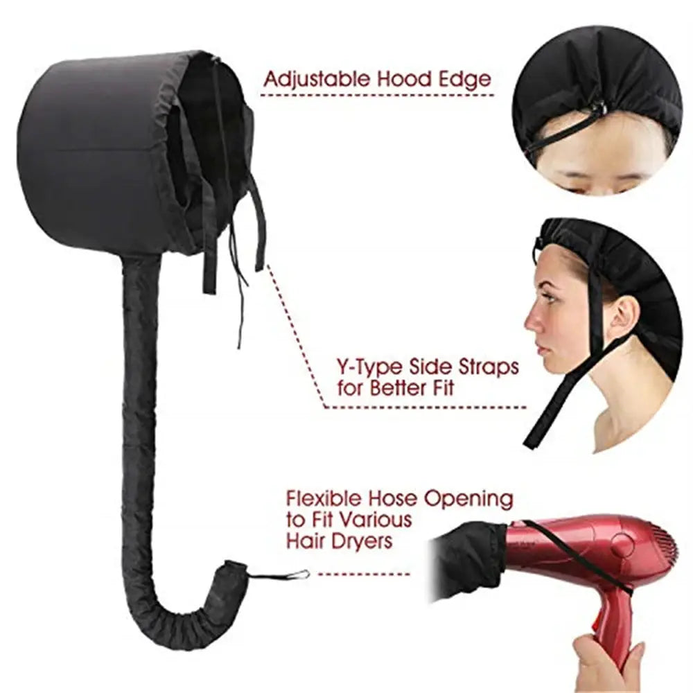 Hair Salon Curly Care Hat Professional Hairdressing Quick Drying Cap Dryer Diy Styling Tools Barbershop Home Stylist Accessories Nova Trendz