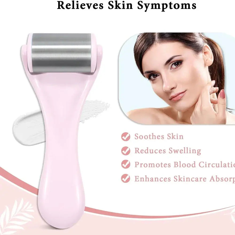 New Ice Roller Facial Massage Tool Stainless Steel Facial Massager Face & Eye Puffiness Relief Anti Wrinkle Skin Care Tools Nova Trendz