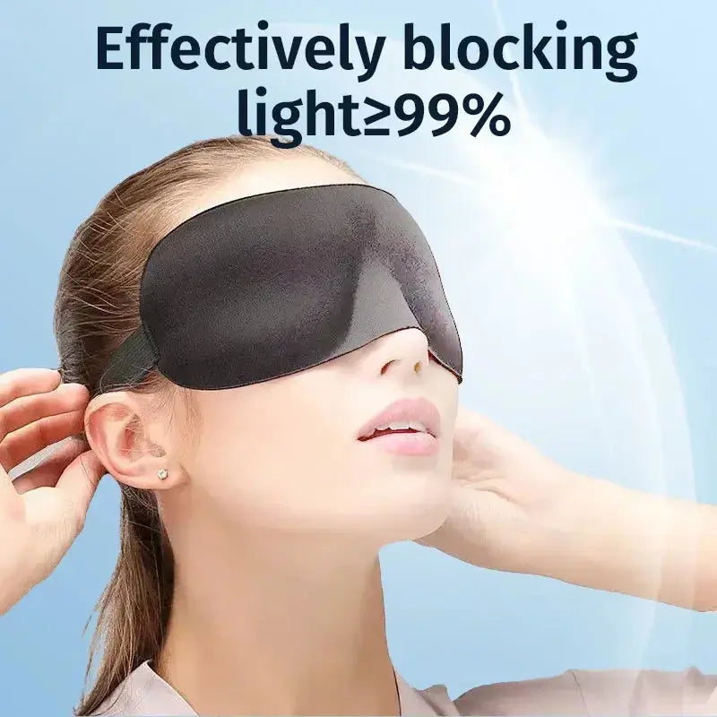 3D Eyepatch Eye Mask for Sleeping Contoured Cup Blindfold Concave Molded Night Sleep Face Masks Block Out Light with Women Men Nova Trendz