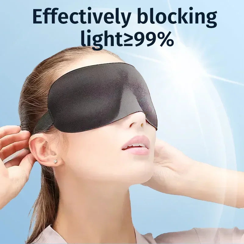 3D Eyepatch Eye Mask for Sleeping Contoured Cup Blindfold Concave Molded Night Sleep Face Masks Block Out Light with Women Men