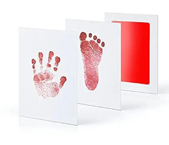 Newborn Baby DIY Handprint Footprint Kit Ink Pads Photo Frame Handprint Toddlers Souvenir And Pet Cat Dog Paw Prints Nova Trendz