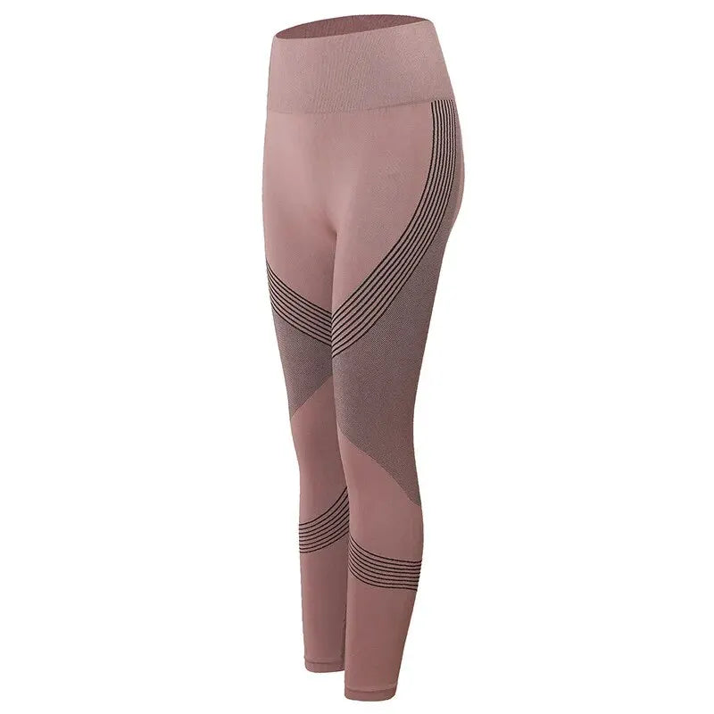 Fitness Pants Women Stretch Tight Peach Buttock Lifting Yoga Pants High Waist Belly Holding Quick Dry Running Sweat?pants Fitnes Nova Trendz