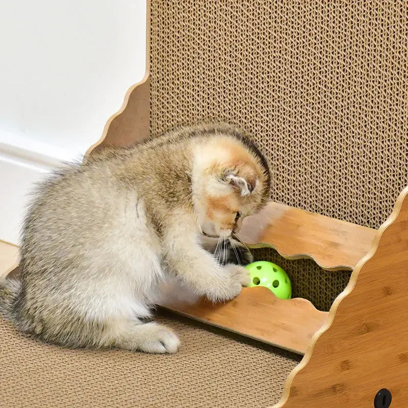 Cat scratching board vertical scratching post duarable cat scratcher high quality Corrugated cardboard Cat Scratching pad Nova Trendz