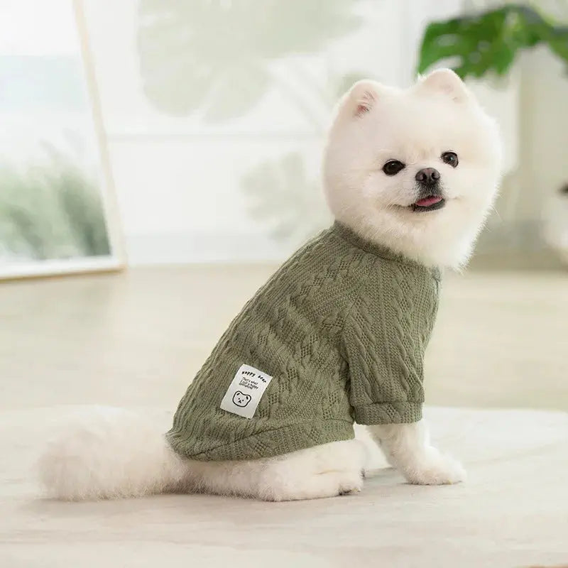 Warm Knitted Dog Sweater Soft Fashion Pet Clothes for Samll Medium Dogs Cats French Bulldog Chihuahua Yorkies Pug Costume Nova Trendz