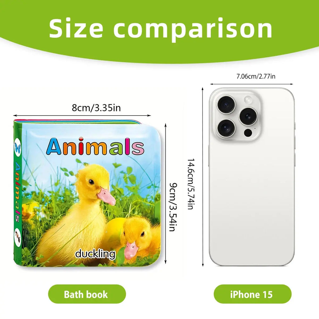 Floating Baby Bath Books for Baby,Kids Learning Bath Toys,Waterproof Bathtime Toys for Toddlers,Educational Infant Bath Toys. Nova Trendz