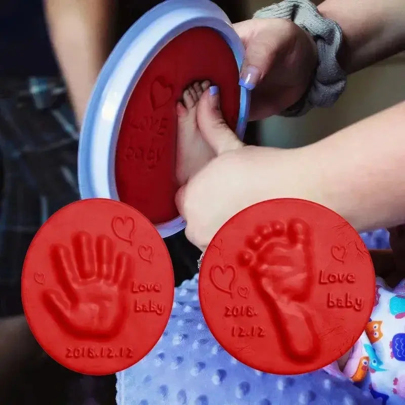 New Baby Hand Footprint Makers Handprint Fingerprint Inkpad Casting DIY Clay Toys Care Air Drying for Kids Newborn Souvenir Nova Trendz
