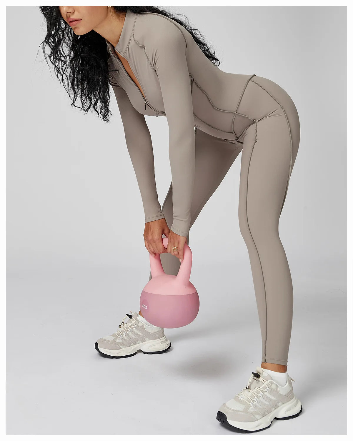 Yoga Bodysuit Long Sleeved Women's Tracksuits Gym Zipper Jumpsuits Sports Workout High-intensity Fitness One-piece Tights Suit Nova Trendz