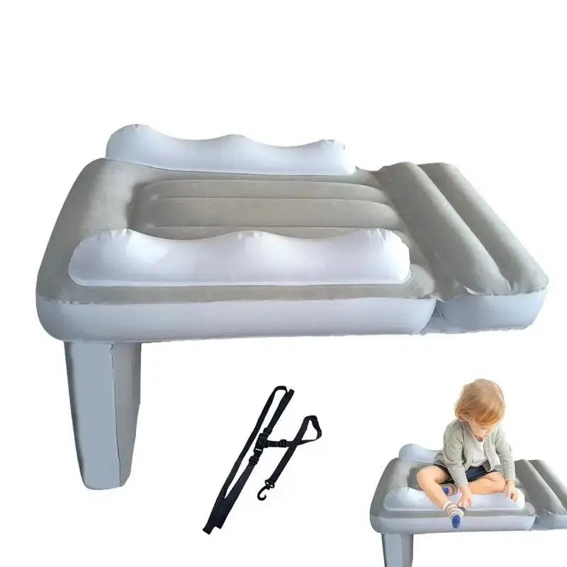 Portable Toddler Airplane Bed Baby Child Inflatable Mattress Air Bed Seat Extender Sleeping Mattress For Travel Car Road Trip Nova Trendz