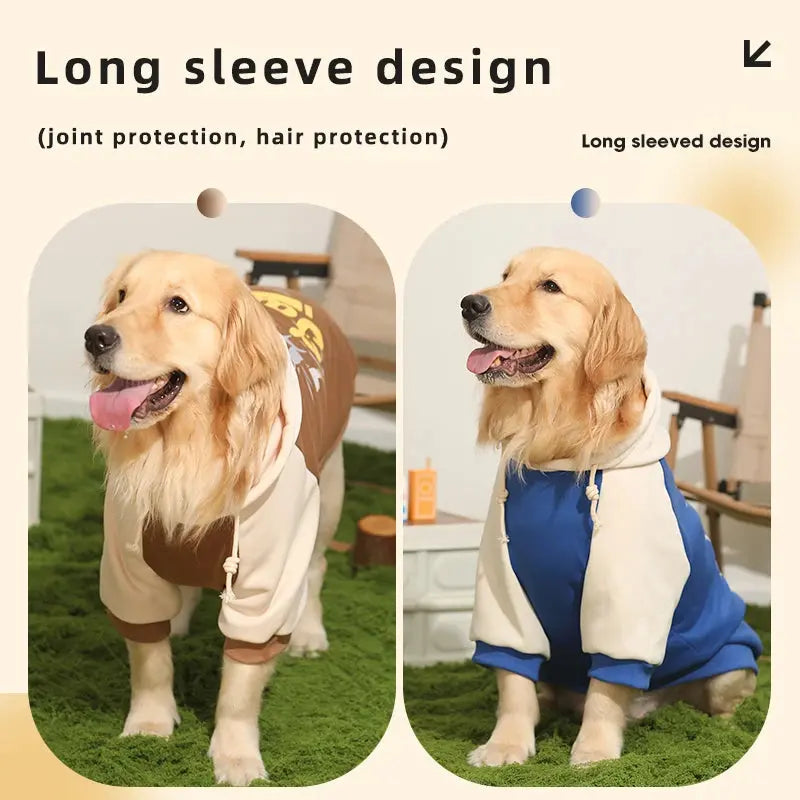 HOOPET Dog Clothes Fall and Winter Models Labrador Dogs Border Collie Pet Clothing Spring and Large Dog Sweater Winter Nova Trendz