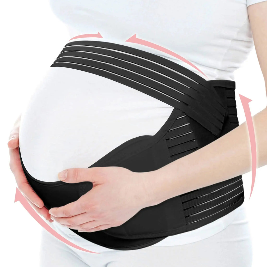 Breathable Adjustable Maternity Support Belt for Mid-to-Late Pregnancy, Stabilizing Belly Wrap for Back Support Nova Trendz