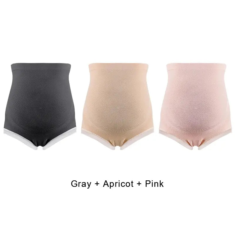 3PCS Maternity Panties High Waist Pregnant Panties Adjustable Belly Support Briefs for Pregnant Women Lace Solid Cozy Intimates Nova Trendz