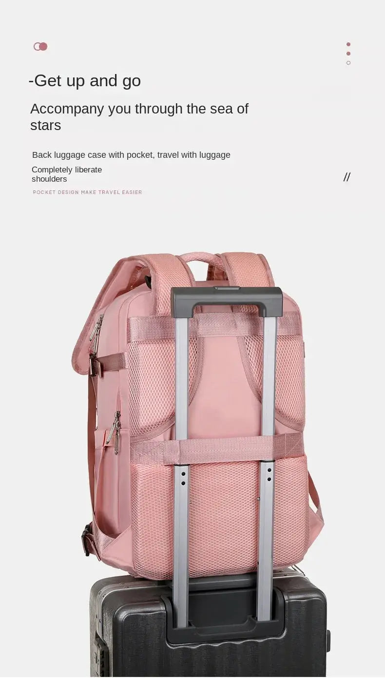 Mummy Bag Nappy Backpack Large Capacity Multifunction Cabin Bag with Shoe Storage Multilayer Separation Waterproof Diaper Bags Nova Trendz