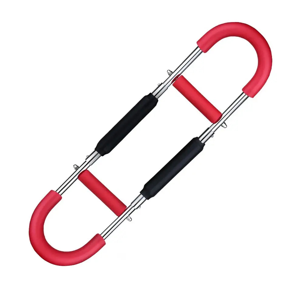 Twister Arm Exerciser with Foam Handle Adjustable Spring Workout Bar Forearm Triceps Chest Expander Portable Fitness Equipment Nova Trendz