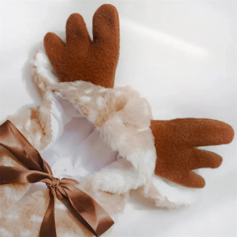 Funny Pet Cat Dog Halloween Costume Cosplay Elk Cloak Dog Costumes for Small Dogs Cute Christmas Cat Clothes - Nova Trendz