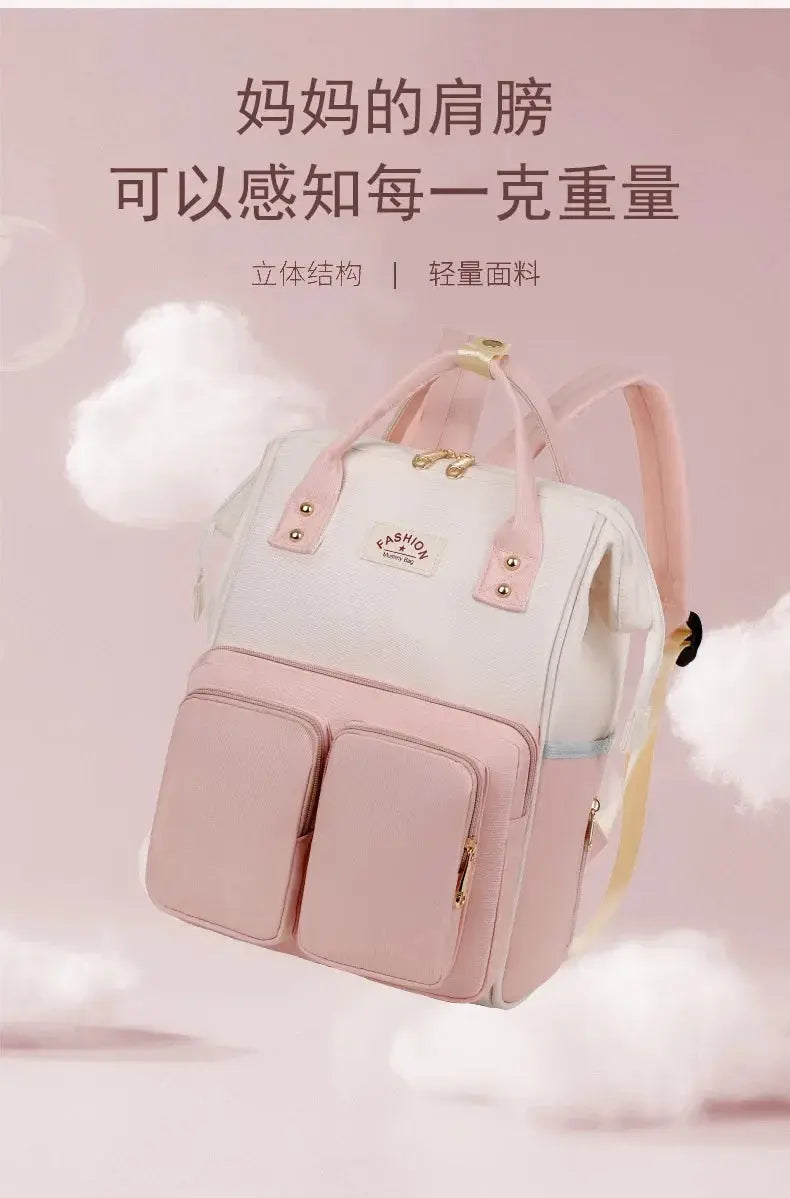 Multifunctional Large-capacity Mommy Bags for Outings Travel Backpack Waterproof Portable Mother and Baby Bag Women's Backpack Nova Trendz