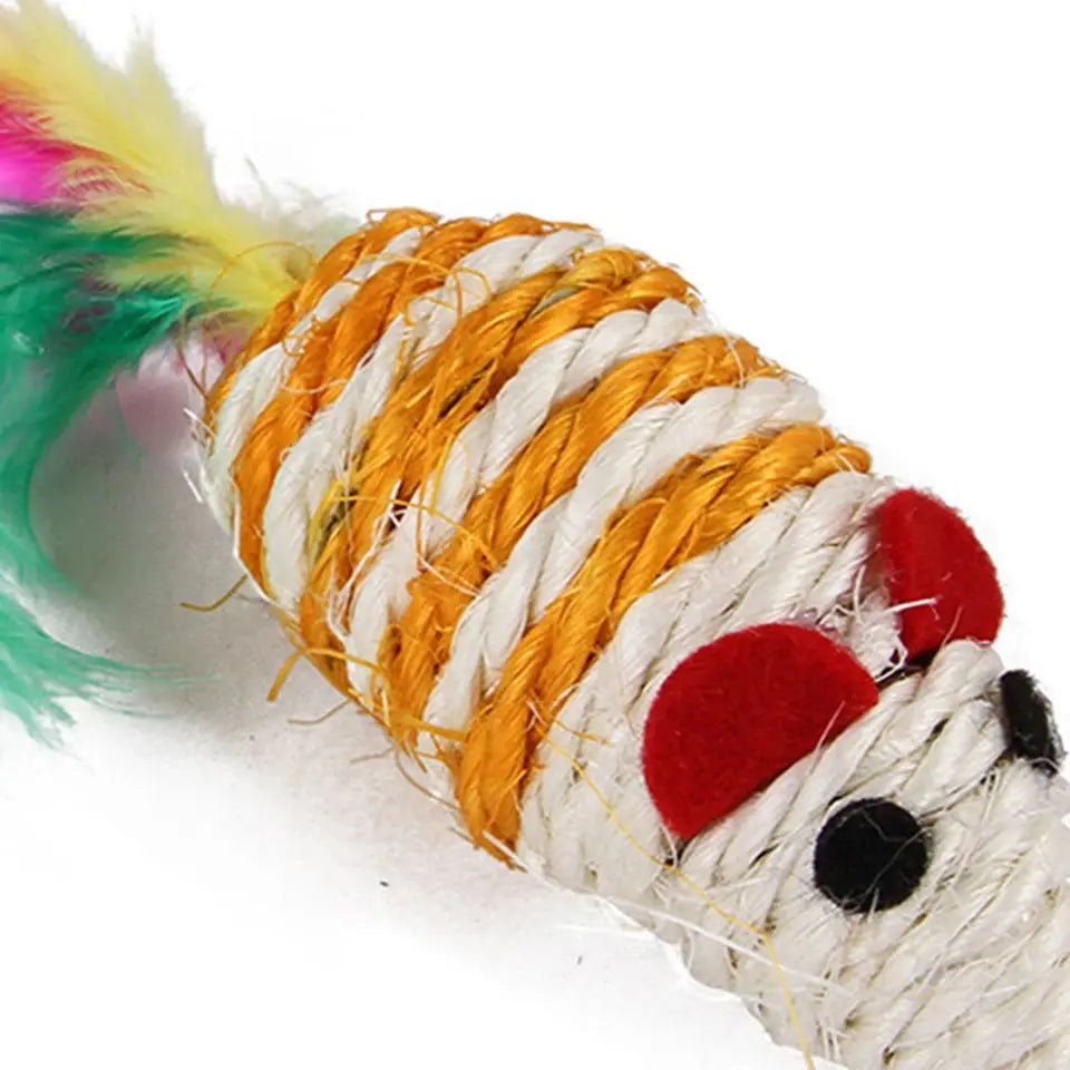 DualPet Kitten Toys Variety Cat Toy Combination Set Cat Toy Funny Cat Stick Sisal Mouse Bell Ball Cat Supplies 20 Piece Set - Nova Trendz