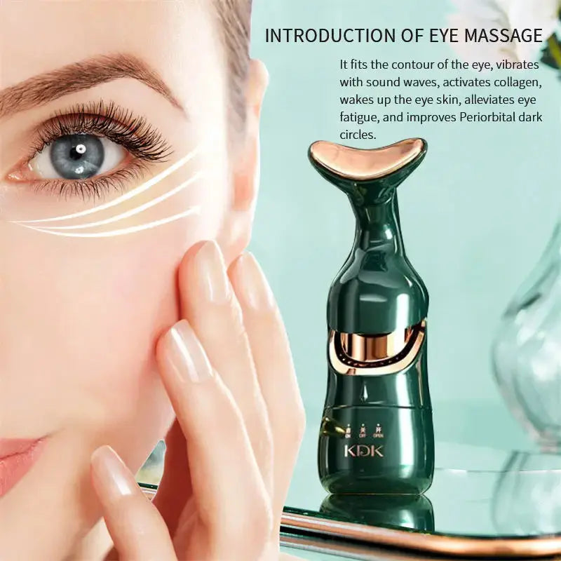3-in-1 Microcurrent Facial Massager for Face, Neck & Eye Area Nova Trendz
