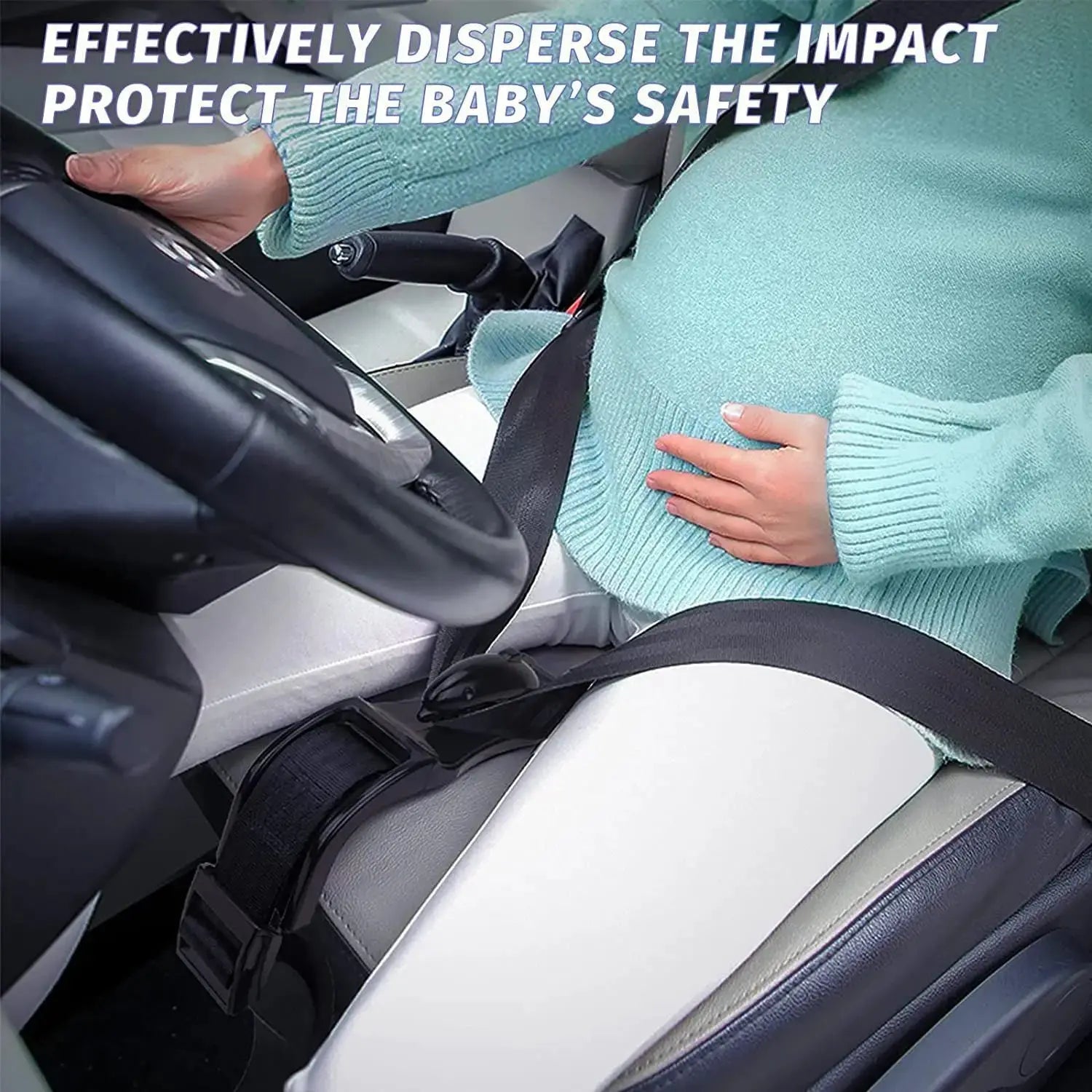 Car Seat Safety Belly Support Belt for Pregnant Woman Maternity Moms Belly Unborn Baby Protector Adjuster Extender Accessories Nova Trendz