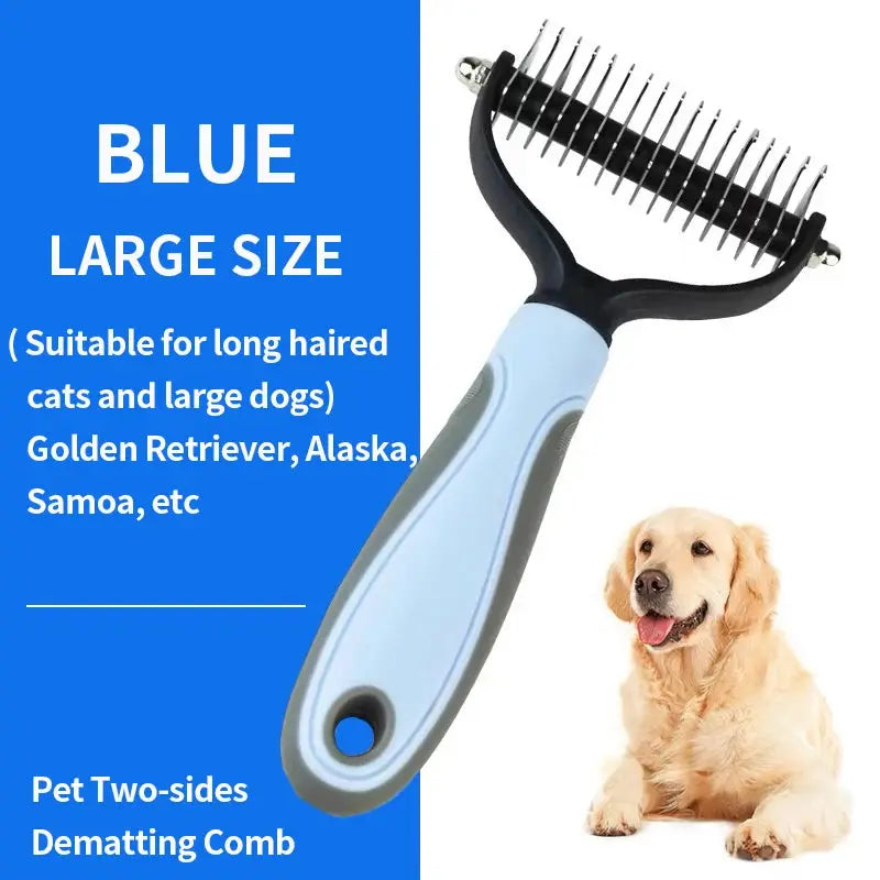 Pet Hair Straightener Groomer Anti-Knotting Floating Hair Removal Tool for Cats And Dogs Pet Comb - Nova Trendz