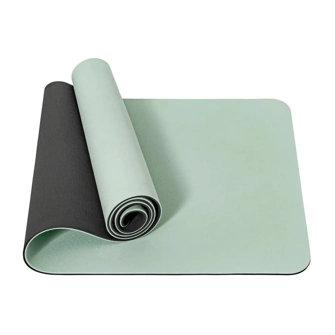 Yoga mat 1/3 inch super thick yoga mat double-sided non-slip, professional TPE yoga mat, suitable for yoga, Pilates and floor ex - Nova Trendz