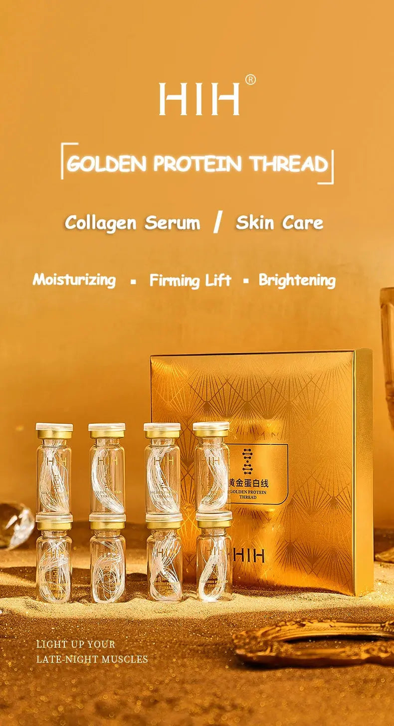 Korea 24k Care Serum Active Collagen Silk Care Lifting Firming Set Hyaluronan Silk Line Moisturizing Essence Firming Skin Care Nova Trendz
