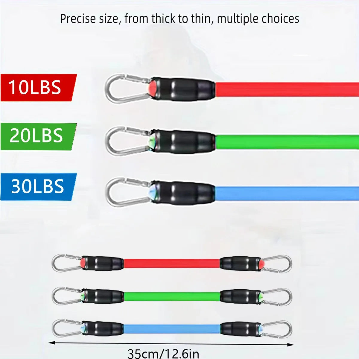TPE Resistance Bands Ankle Straps Fitness Booty Band Squat Glute Workout Yoga Gym Equipment Guard Leg Strength Safety Extensions