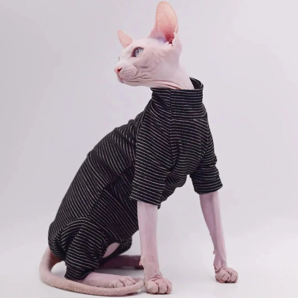 Cozy Four-Legged Cat Jacket for Hairless Breeds Cat Clothes for Sphynx Cats, Devon Rex Cats, Cornish Cats,Abbey Cats - Nova Trendz