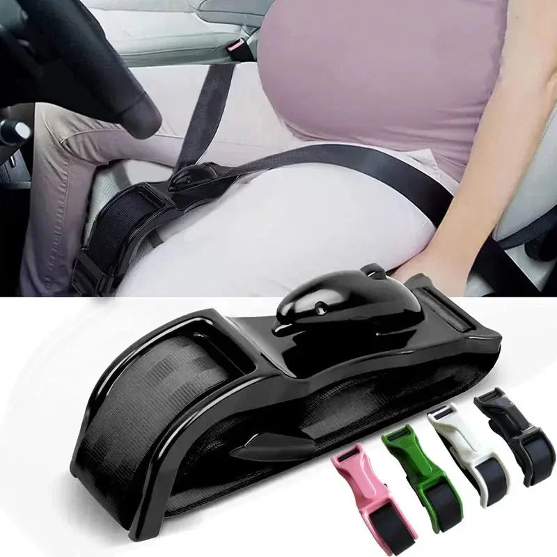 Car Seat Safety Belly Support Belt for Pregnant Woman Maternity Moms Belly Unborn Baby Protector Adjuster Extender Accessories Nova Trendz